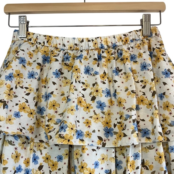 Wilfred floral print Volume midi Skirt tiered ruffle size S excellent condition - Picture 9 of 14